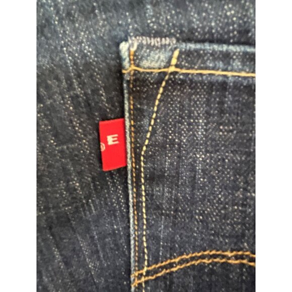 Levis Capital E Skimmer Low Skinny Jeans 31 Dark Wash Denim - Picture 3 of 9